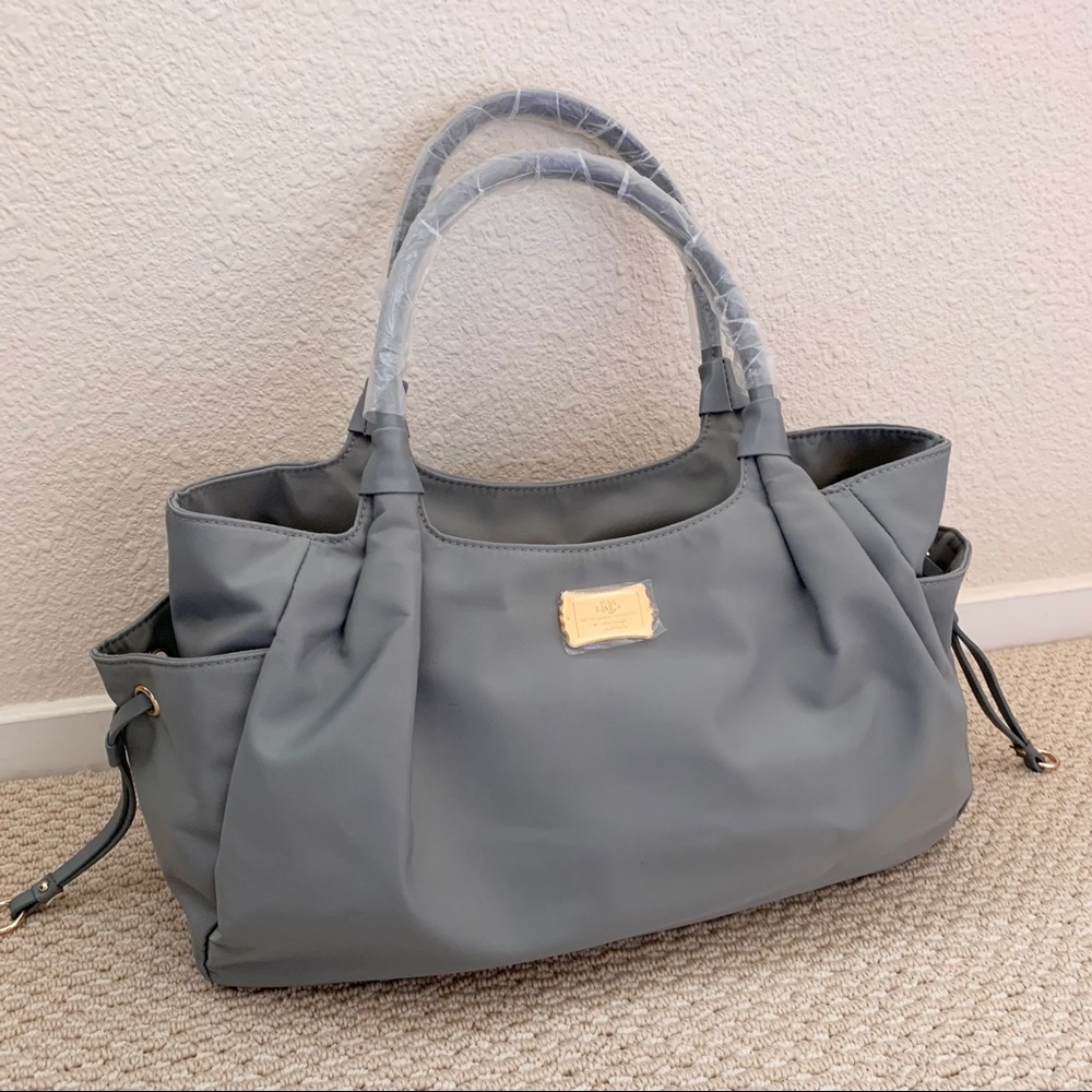 ANS Gray Handbag